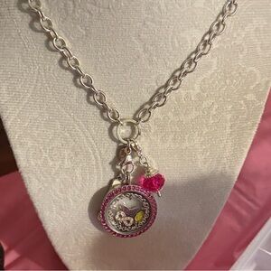 Origami Owl Locket Necklace